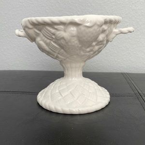 White Footed Candy Dish